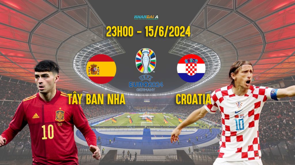 EURO 2024 Soi kèo nhà cái trận Tây Ban Nha vs Croatia 2300 ngày 15/06/2024